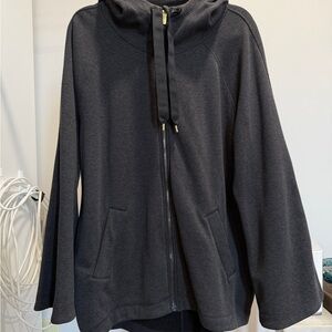 Lululemon Women's dark grey fleece lined zip up